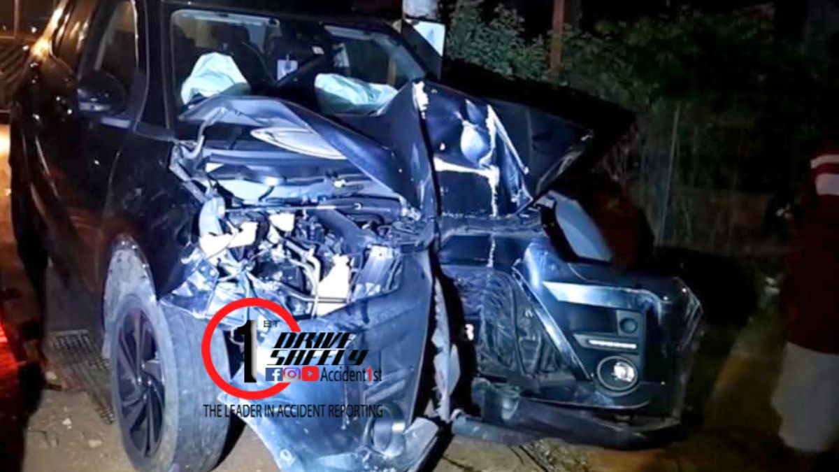 NPP MP Faisal’s vehicle crashes in Chilaw
