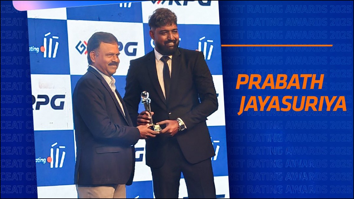 Prabath named CEAT Men’s Test Bowler of the Year
