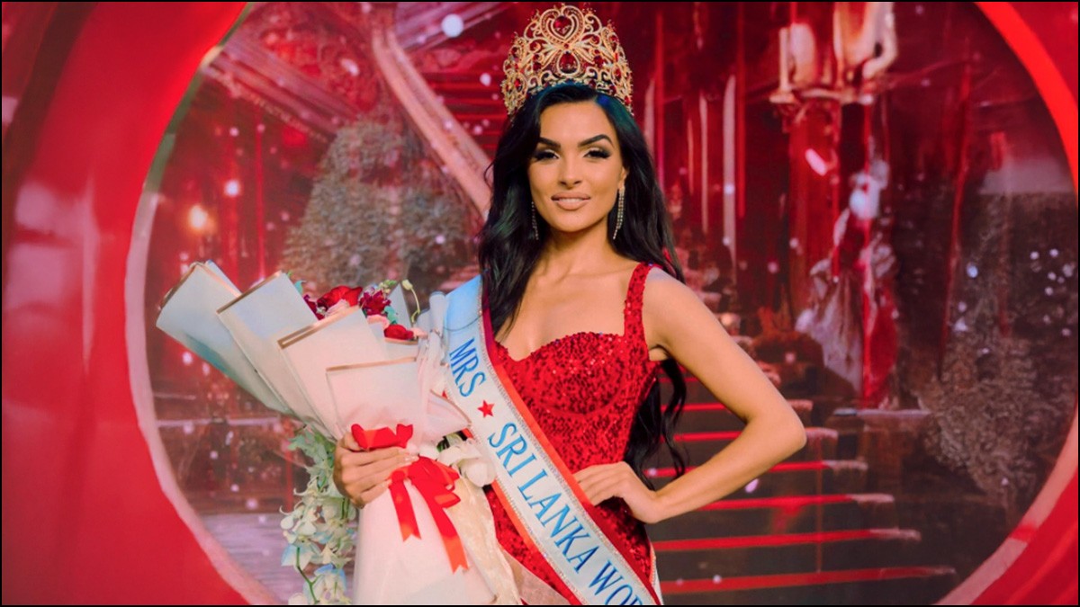 Sabina Yousaf crowned Mrs. Sri Lanka World 2025