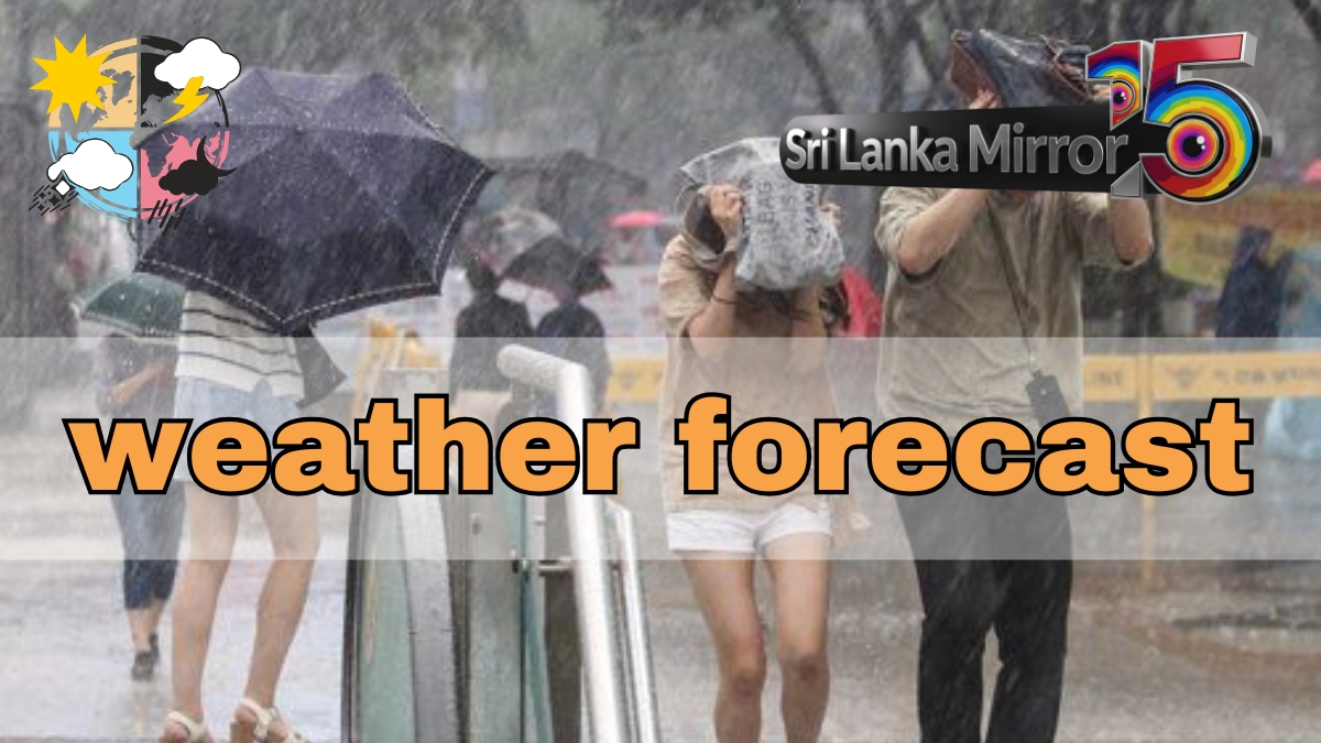 Showers forecast in multiple regions