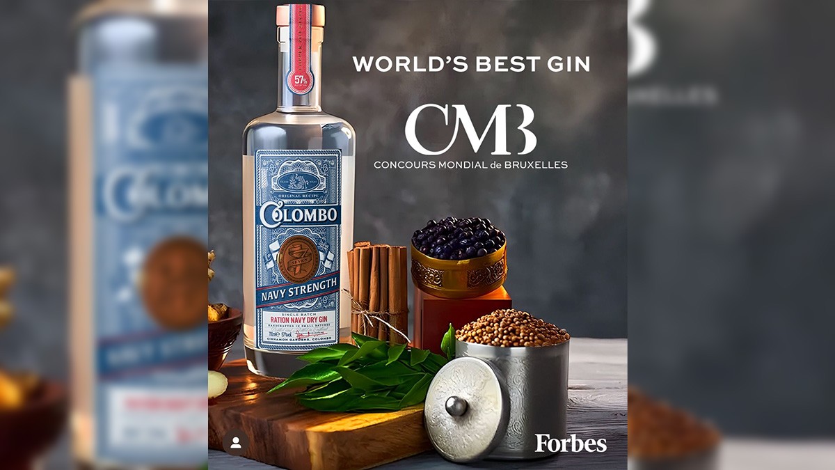 Sri Lankan Dry Gin, named as world’s best