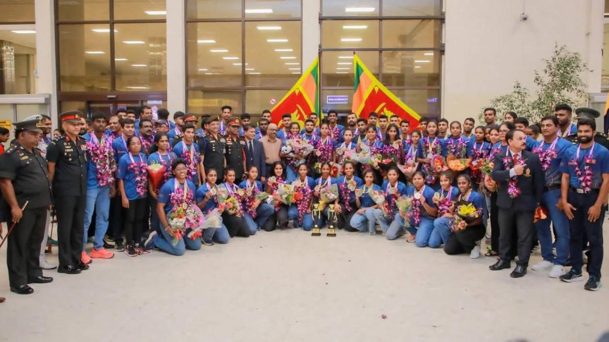 Sri Lankan team returns after shining at SASAC 2025