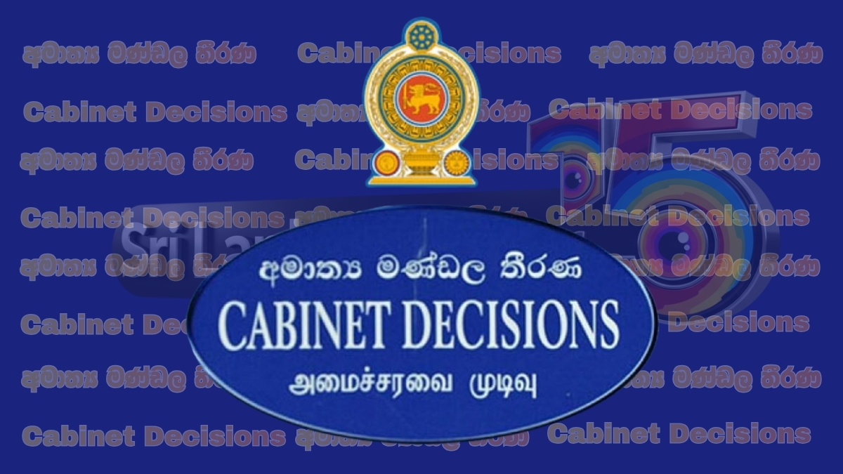 This week's Cabinet decisions